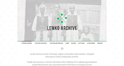 Desktop Screenshot of lemko-archive.com